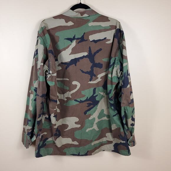 Army Hot Weather Combat Coat in Woodland Camo Size L Blanchard - Picture 7 of 11
